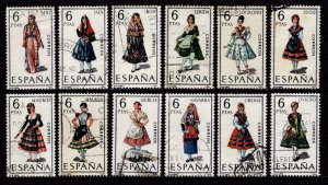 Spain 1969 Provincial Costumes, Set [Used]