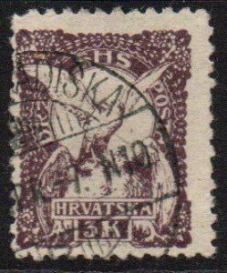 Yugoslavia - Croatia-Slavonia Sc #2L40 Used