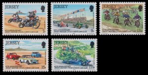 Jersey 233-237 Motor-Cycle Light Car Club set (5 stamps) MNH 1980 