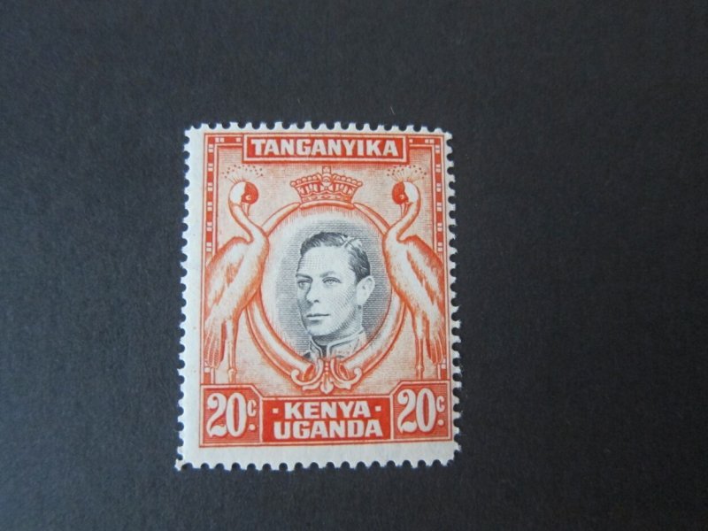 Kenya Uganda Tanganyika 1941 Sc 74d Perf.14 KGVI Bird MH