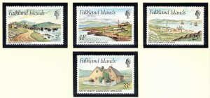 FALKLAND ISLANDS 1981 Early Settlements; Scott 310-13, SG 388-91; MNH