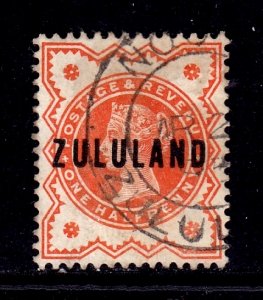 Zululand - Scott #1 - Used - Crease - SCV $3.00