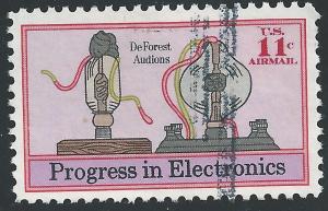 US #C86 11c Electronics Progress Issue - De Forest Audions