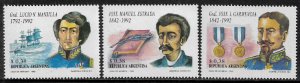 Argentina #1773-5 MNH Set - Famous Men