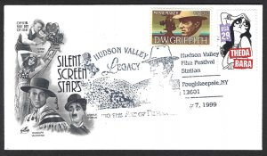 United States Combo FDC (Sc #2827, 1555): Hudson Valley Film Festival, 1999