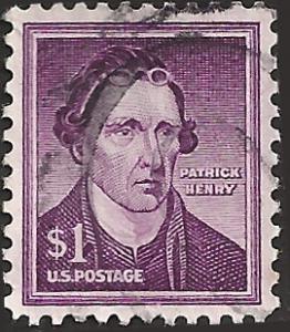 # 1052a USED DRY PRINT PATRICK HENRY