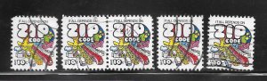 #1511 Used 5 stamps 10 Cent Collection / Lot (my1)