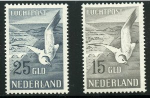 NETHERLANDS SEAGULLS SCOTT#C13/14 MINT NEVER HINGED--SCOTT $460.00 