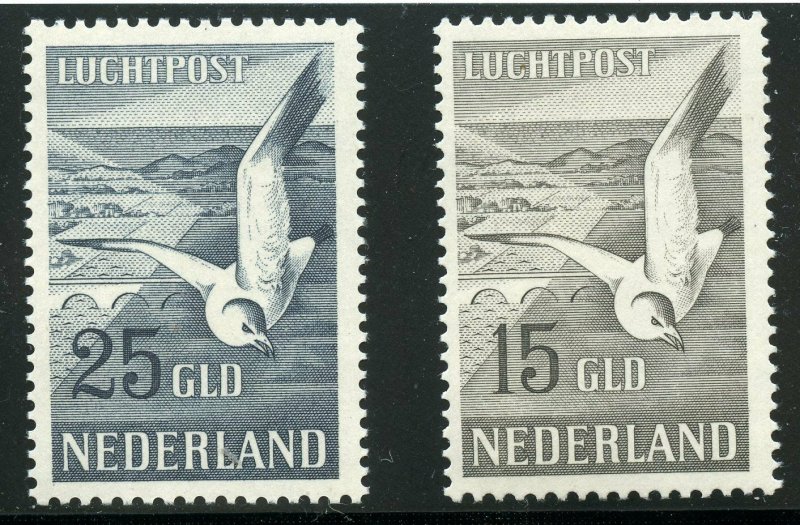 NETHERLANDS SEAGULLS SCOTT#C13/14 MINT NEVER HINGED--SCOTT $460.00