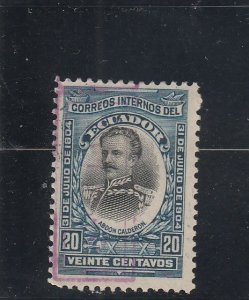 Ecuador  Scott#  164  Used  (1904 Abdon Calderon)