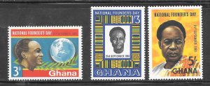 Ghana #104-06 MNH Set of Singles (my3)