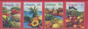 1987 Fruit In Australia SG 1050 -1053 Scott 1015 - 1018  Mint Never Hinged