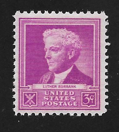 SC# 876 - (3c) - Luther Burbank, scientist, MNH