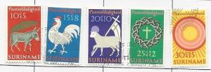 Surinam = Scott # B172 - B176 - Used