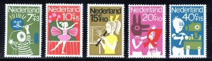 Netherlands B392-96 MNH, Artistic and Creative Activities Set from 1964.