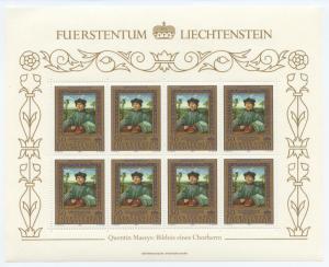 Liechtenstein, 1985 Paintings, Miniature Sheets, complete MNH set  no faults, 