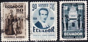 Ecuador #C272-C276 Used Set