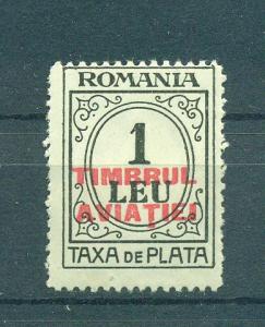 Romania sc# RAJ20 mh cat value $.25