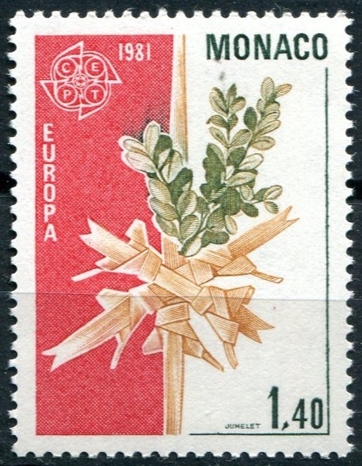 Monaco Sc#1278 MNH, 1.40f multi, Europa (C.E.P.T.) 1981 - Folklore (1981)