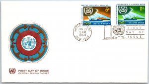 UN UNITED NATIONS FIRST DAY COVER OFFICIAL GENEVA SWITZERLAND OFFICE CACHET #50