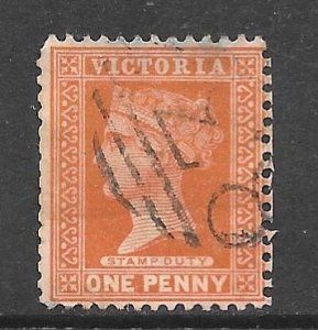 Australian States Victoria 171: 1d Queen Victoria, used, AVG