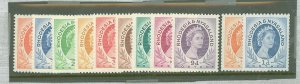 Rhodesia & Nyasaland #141-148v Unused Multiple