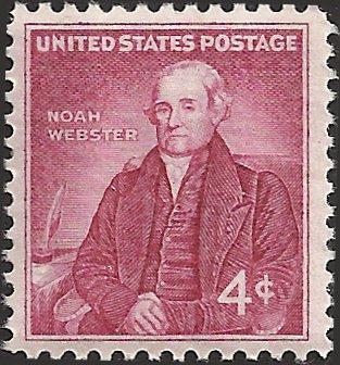 # 1121 MINT NEVER HINGED NOAH WEBSTER