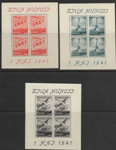 ROMANIA 28-30 1947 SET