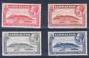 Gibraltar Scott 96-99 Mint NH (Catalog Value $45.00)