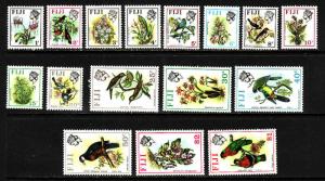 Fiji-Sc.#305-20-unused NH QEII set-Birds-id7-1971-2-