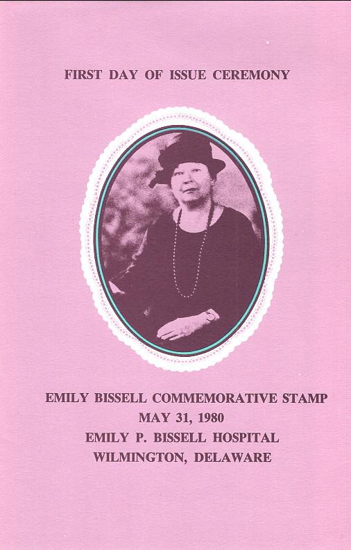 US 1823 Emily Bissell Ceremony Program FDC