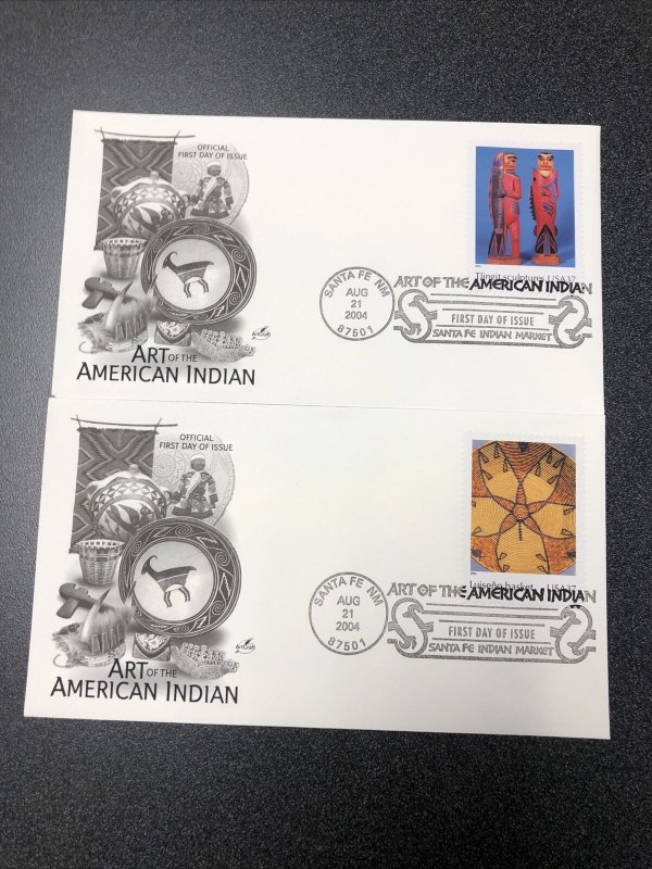 US FDC3973 Art of the American Indian First Day Of Issue With 10 Artcraft Covers