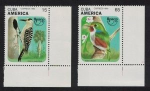 Caribic Woodpecker Tody Birds 2v Corners 1995 MNH SG#4021-4022 MI#3876-3877