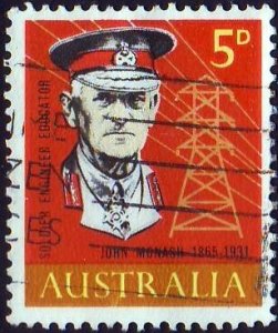 Australia 1965 Sc#390,SG#378 5d Monash in Uniform USED