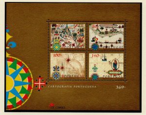 Portugal Sc 2190a 1997 Cartography stamp sheet mint NH