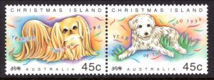 Christmas Island 359a Year of the Dog MNH VF