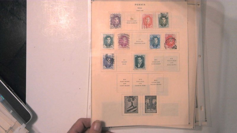 IRAN COLLECTION ON ALBUM PAGES, MINT/USED HIGH VALUE