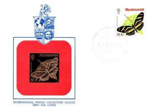 Montserrat, Butterflies, Worldwide First Day Cover