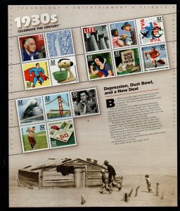 ALLY'S US Scott #3185 32c Celebrate the Century - 1930's [15] MNH F/VF [xms]