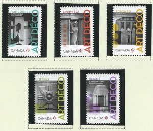 Canada   mnh   sc# 2472i-2476i