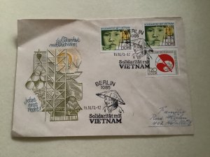 Germany DDR 1973 Solidaritat mit Vietnam  postal cover Ref A706