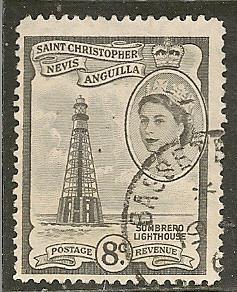 St. Kitts-Nevis   Scott  127   Lighthouse     Used