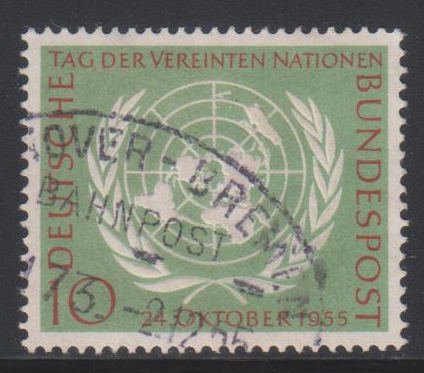 Germany,  10pf United Nations (SC# 736) Used