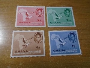 Ghana  #  1-4   MNH