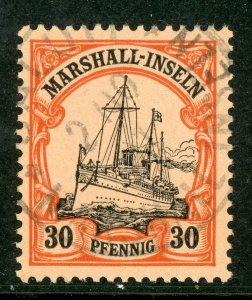 Marshall Islands 1901 Germany 30 pfg Utra Sc #18 VFU O93