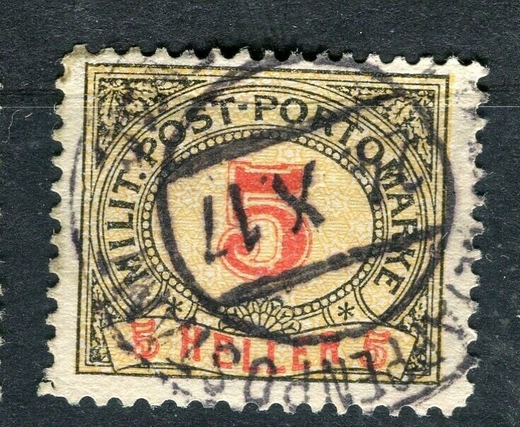 BOSNIA; 1901 early Postage Due issue fine used 5h. value