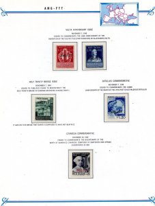 AMG Free Territory of Trieste (FTT) Scott 53-57 MNH