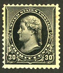 U.S. #228 MINT NG THIN