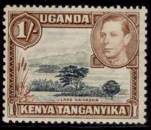 KENYA UGANDA TANGANYIKA GVI SG145, 1s black & yellowish-brown, M MINT. Cat £40.