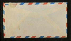 1948 Trujillo City Banco de Reservas Dominican Republic Air Mail Cover to NY